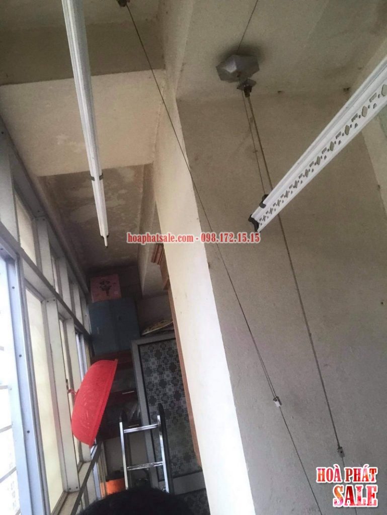 Sửa giàn phơi tại Thanh Trì - Hình ảnh thực tế sửa chữa tại nhà chị Nhung, chung cư Ecogreen - 05