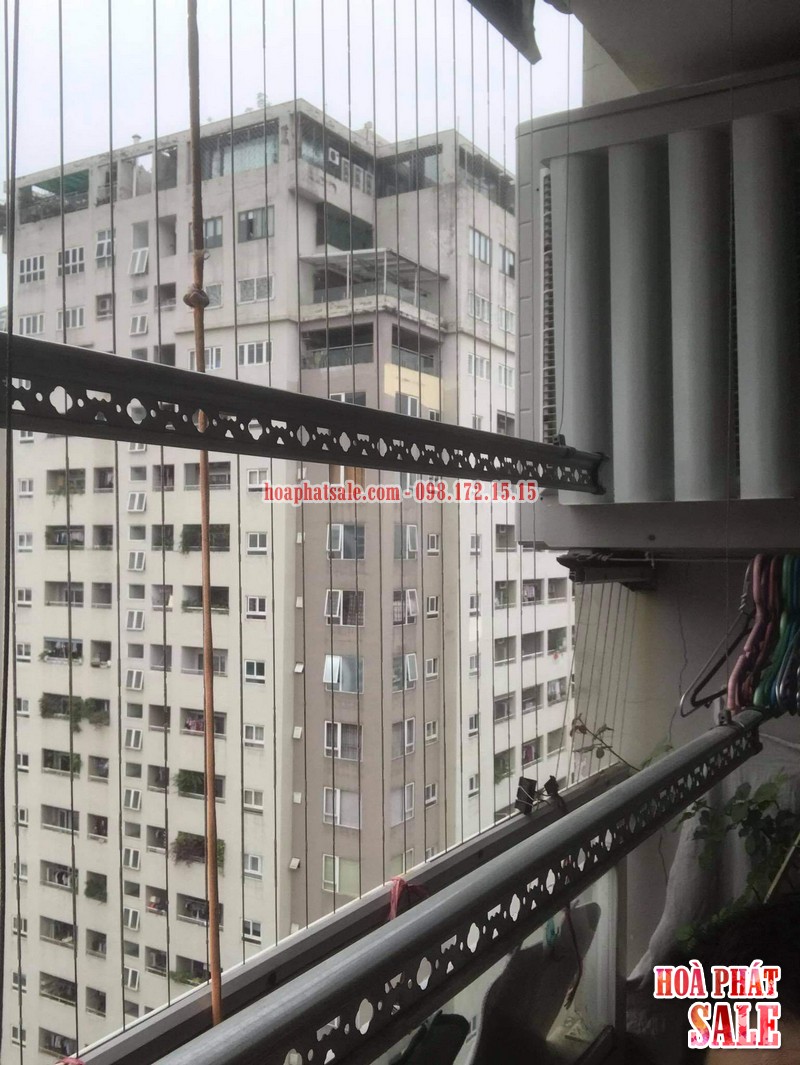 Sửa giàn phơi Thanh Xuân: thay dây cáp tại chung cư 17T3 Haphulico nhà anh Tiến - 05