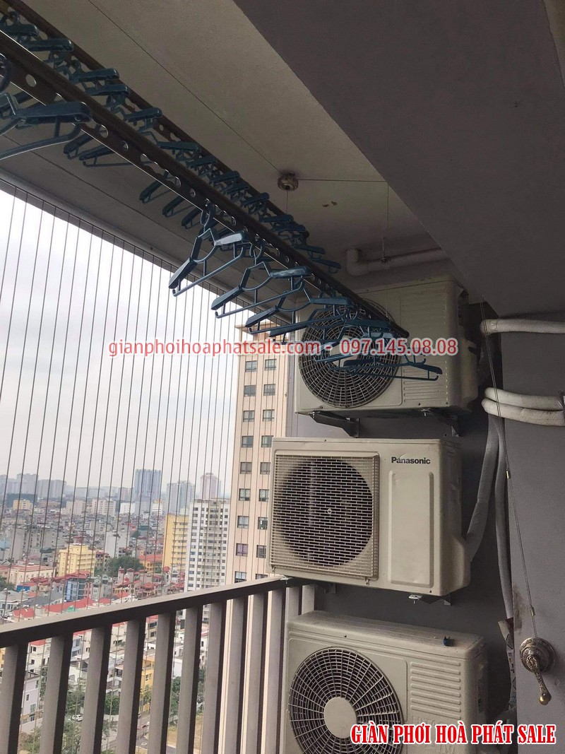 Lắp lưới an toàn ban công chung cư tại nhà anh Xuân, Bắc Hà Tower - 01