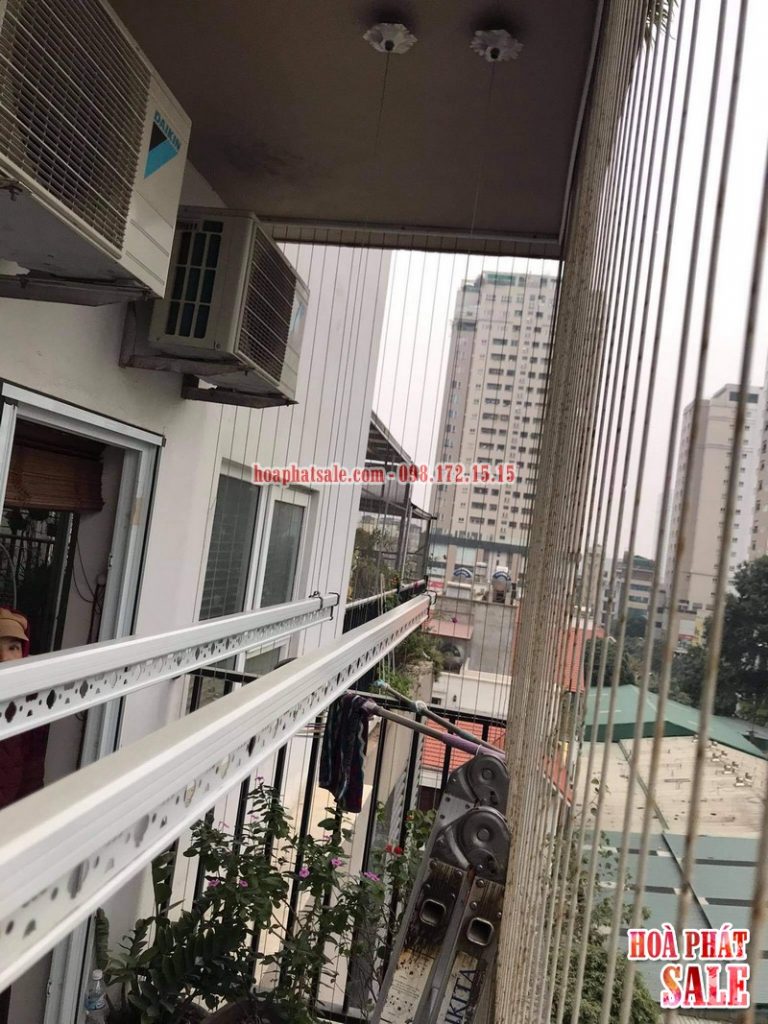 Sửa giàn phơi: Thay dây cáp tại chung cư Thanh Xuân Complex - 06